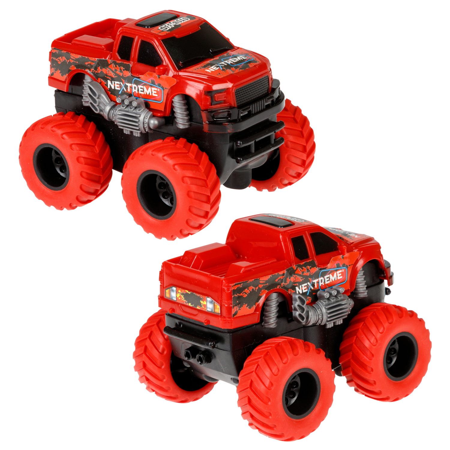 1TOY NEXTREME Гибкий трек пикап красный с аккумуляторной батареей