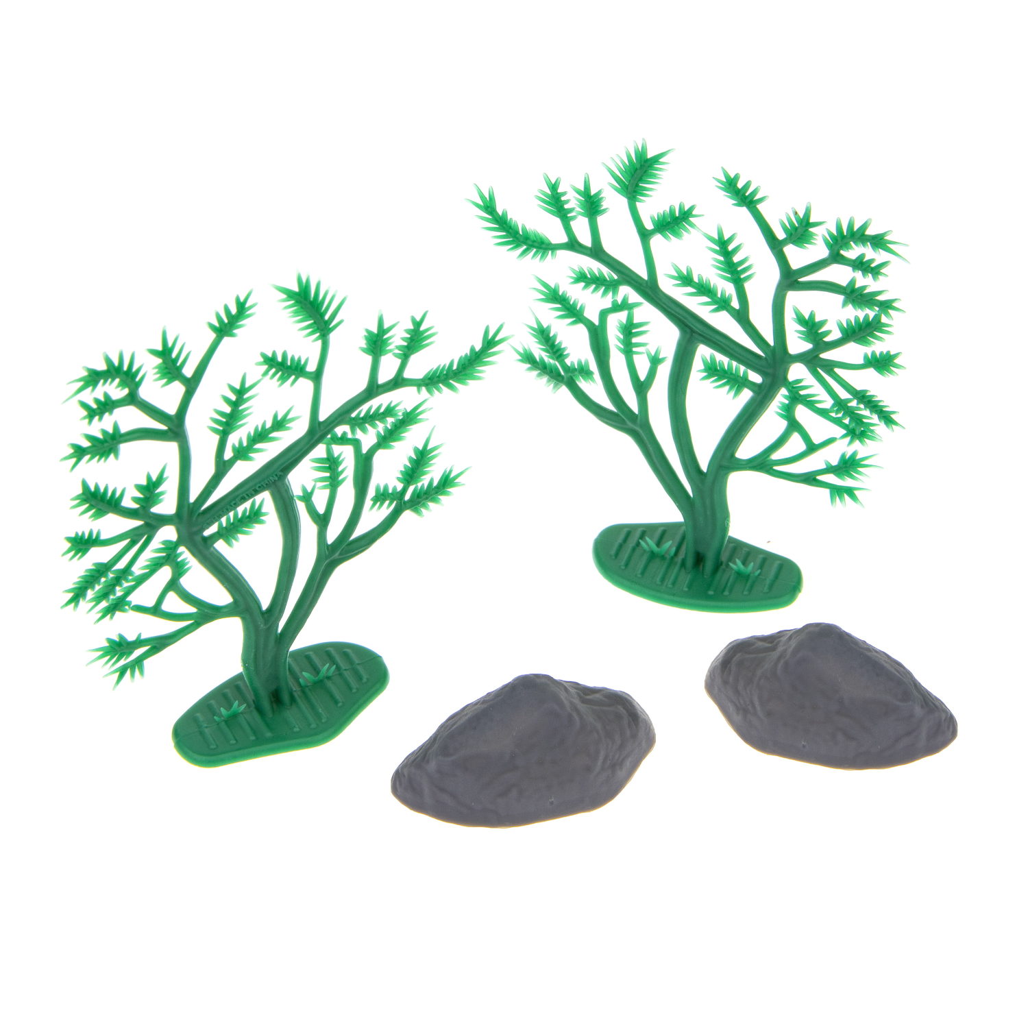 Игровой набор 1TOY "В мире животных", фигурки диких животных Африки: фламинго, страус, обезьяна, гиена, орикс, 10 шт., 17 см.