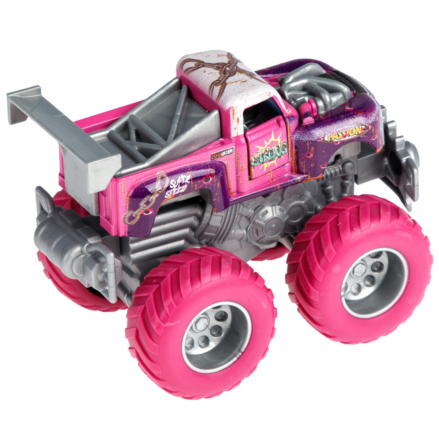 Машинка игрушечная 1TOY Драйв Монстр-трак Классика, инерционный, 8,5 см, цвет в ассортименте