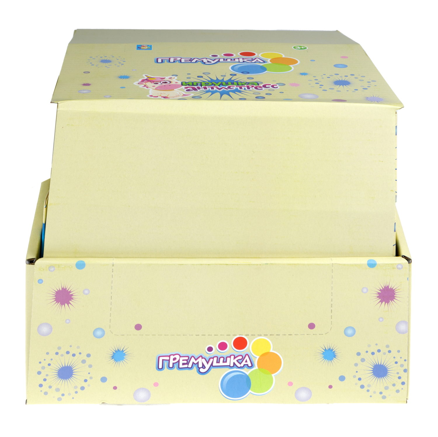 Единорог 1TOY Гремушка, 3 цвета в ассортименте