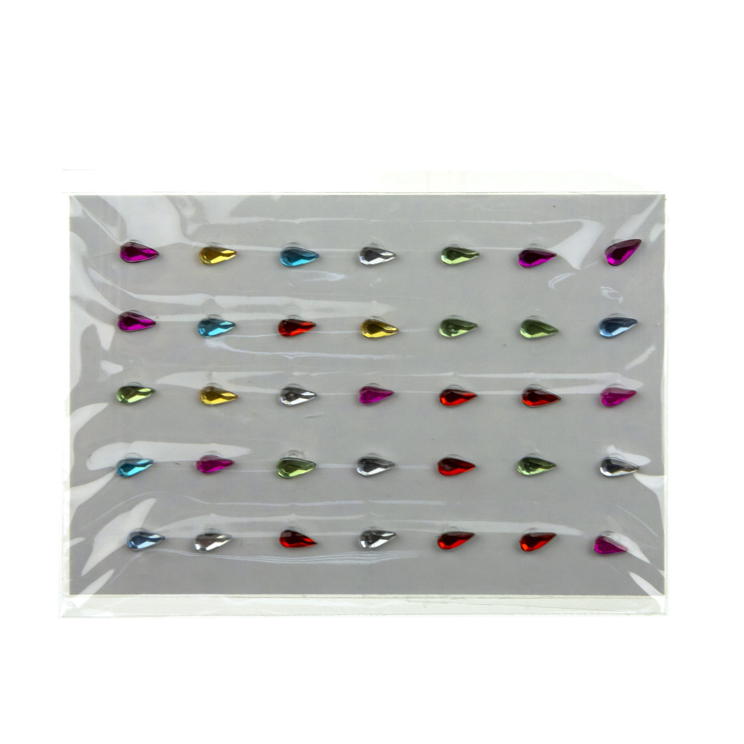 Набор для маникюра детский LUKKY Нэйл-Дизайн #3 Капелька: лак для ногтей на водной основе фуксия + стразы-наклейки