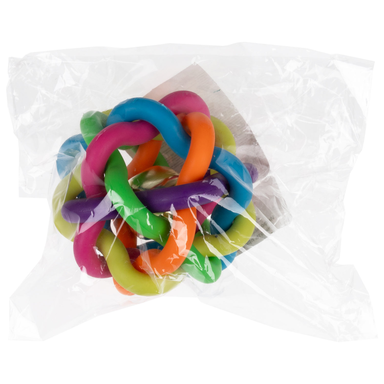 1toy мячик-попрыгун плетенка-спагетти 8,5 см