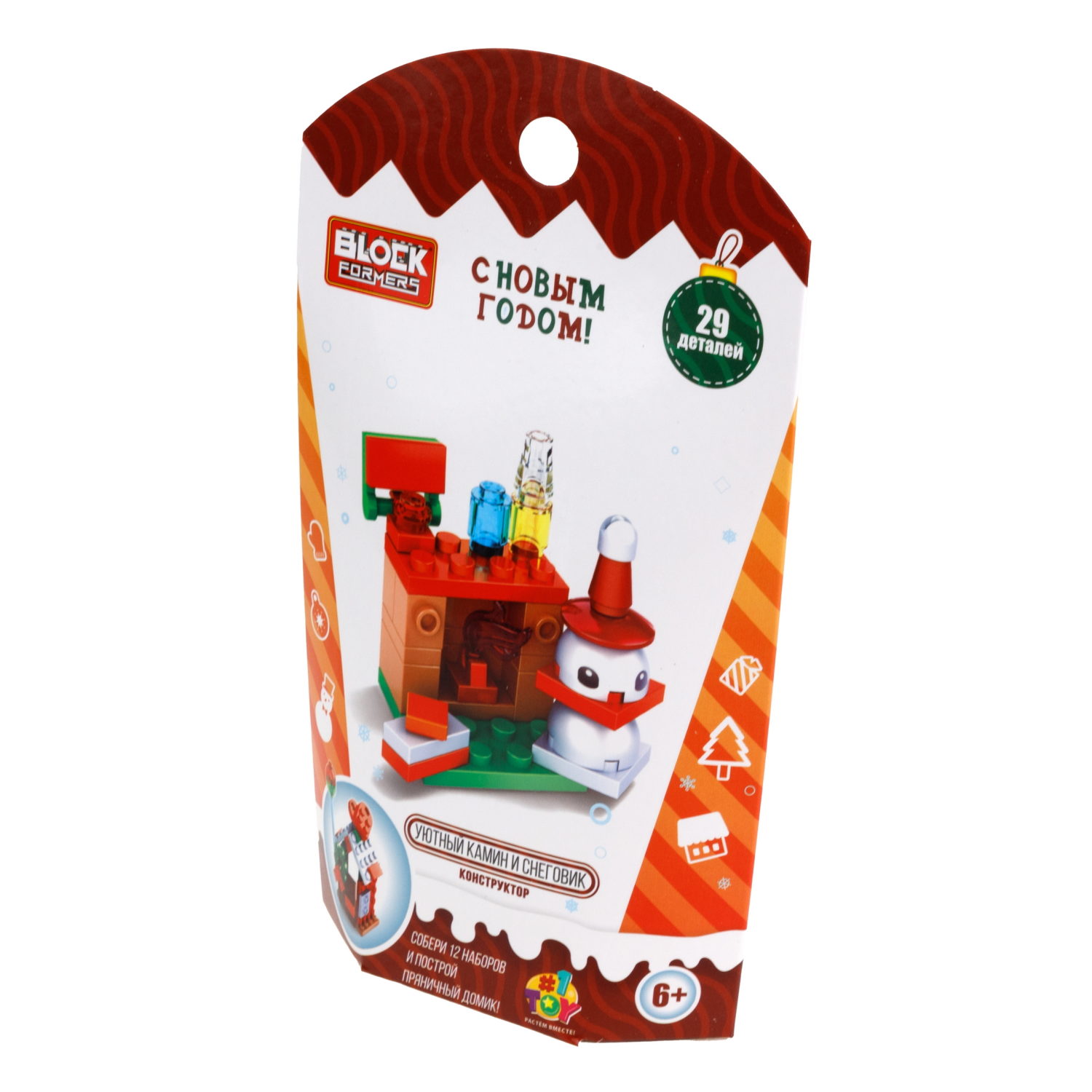 1Toy конструктор Blockformers "Новый год", 12 видов в ассортименте