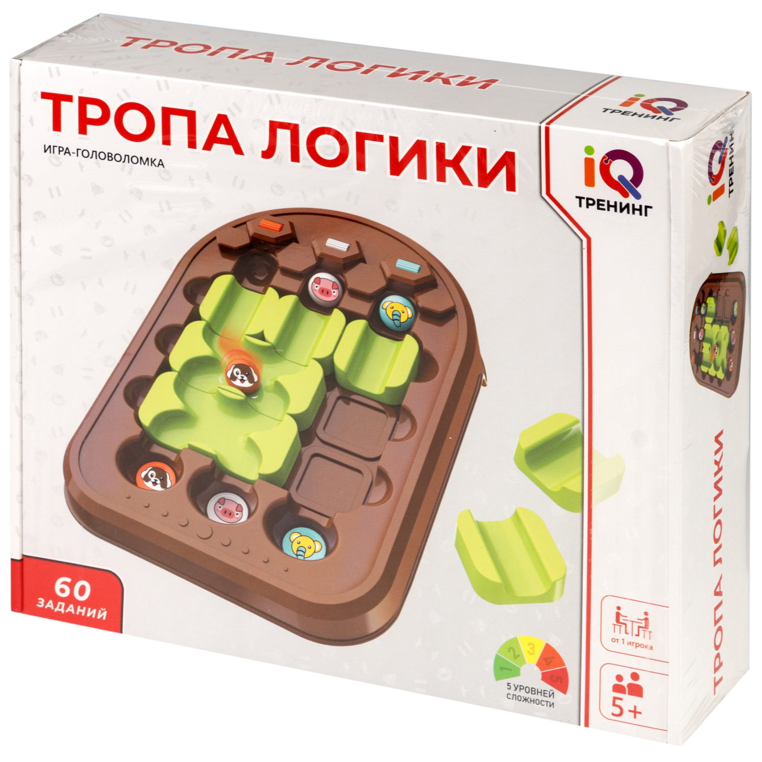 Игра головоломка 1TOY IQ Тренинг Тропа логики