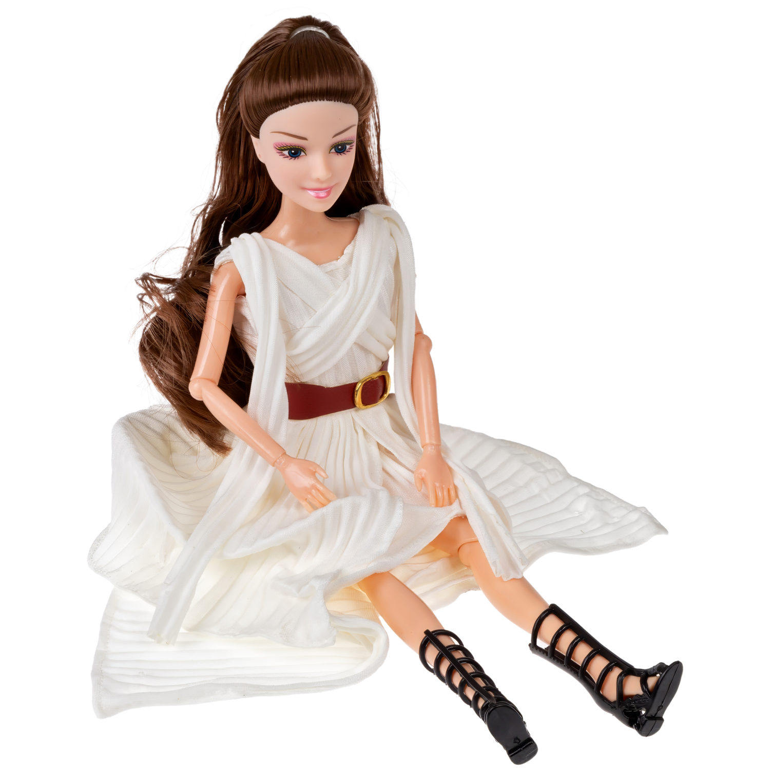 Кукла Alisa Weekend в белом платье с аксессуаром, 29 см