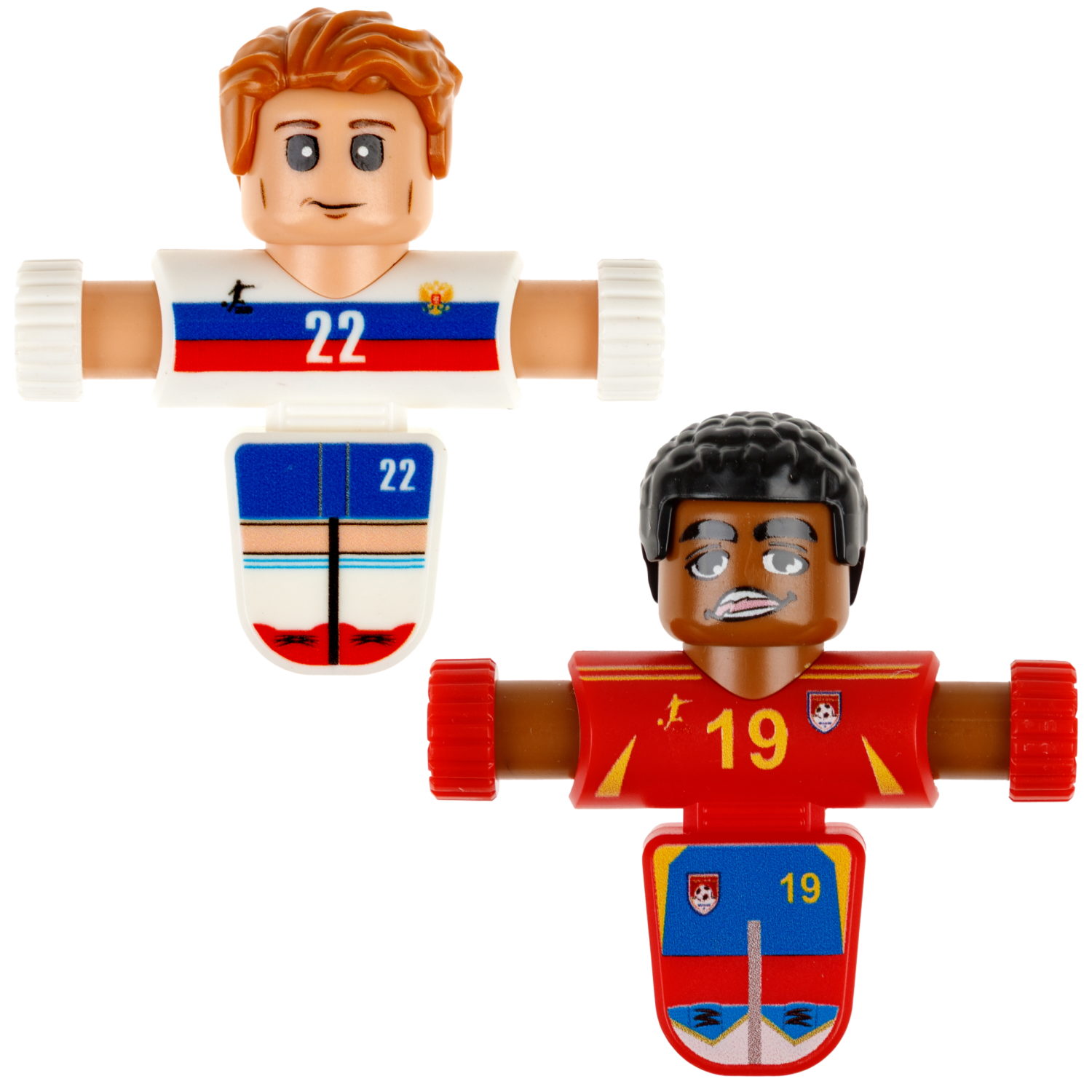 Фиджетбол 1TOY Легенды футбола, настольный футбол Чемпионат Россия - Испания