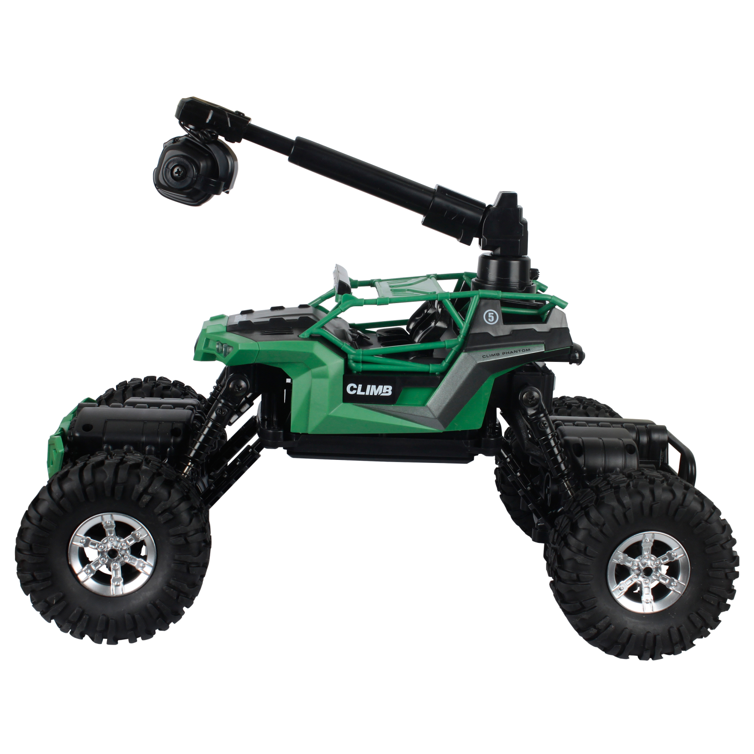 Машина раллийная 1TOY Драйв  "Багги" на р/у, с камерой,  4WD, масштаб 1:16,(зелёный).