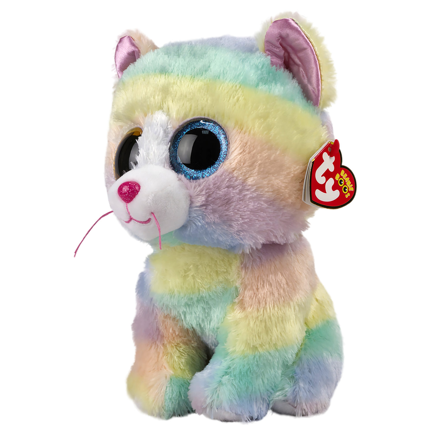 Мягкая игрушка TY Beanie Boo's кошка Heather, 15 см