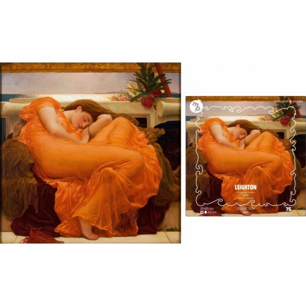Пазлы Collection Art Фредерик Лейтон Пылающий июнь, 75 деталей