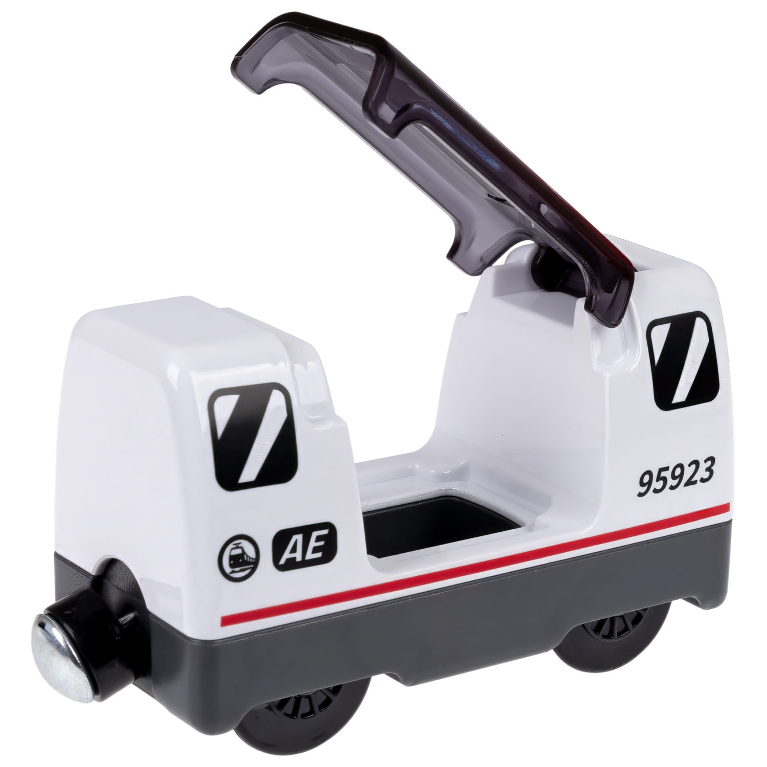 Деревянная железная дорога 1TOY GOODOK с электропоездом, 39 элементов