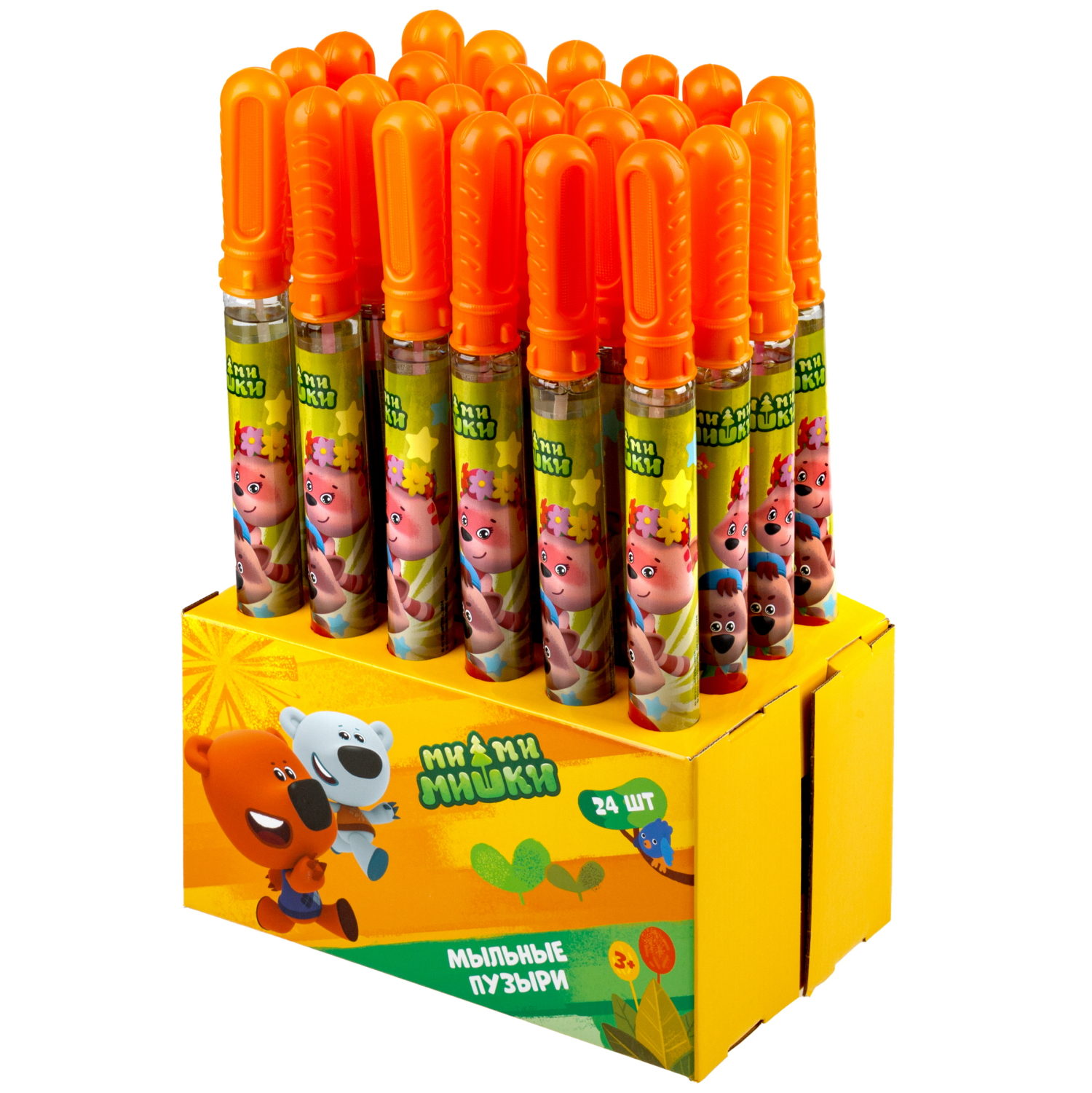 1TOY Ми-ми-мишки, мыльные пузыри, 120 мл