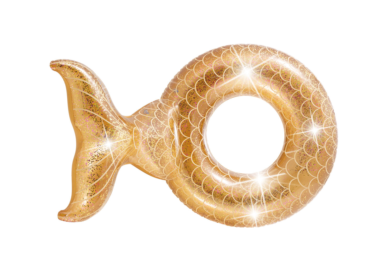 н.круг русалка блестящий 147х107х79см от 9лет