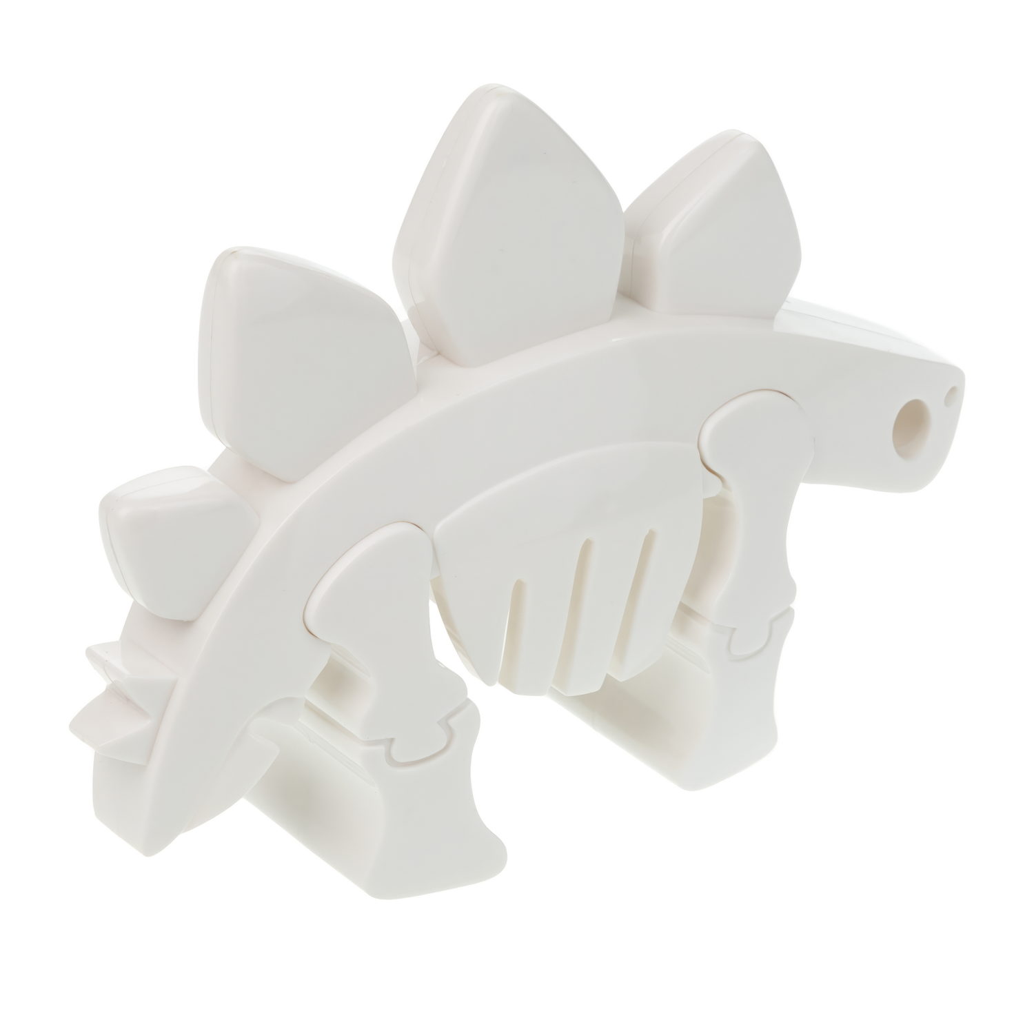 Игрушка динозавр 1TOY 3Dino Magnetic Стегозавр, сборный, с магнитом, для развития моторики и сил рук, цвет в ассортименте 