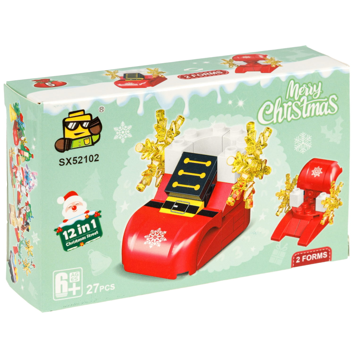 Конструктор 1TOY Blockformers С Новым годом! 12 видов, от 23 до 29 деталей