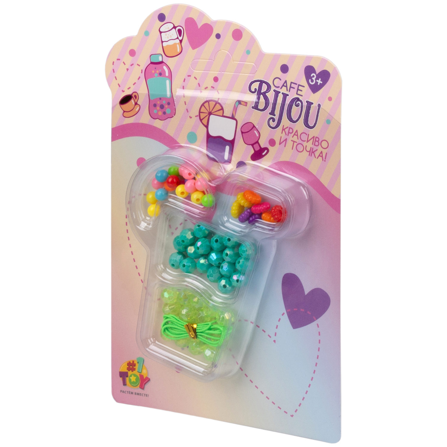 1TOY наб.бусин. напитки 5 видов в асс., блистер 12*19см, 20 шт.в дб.