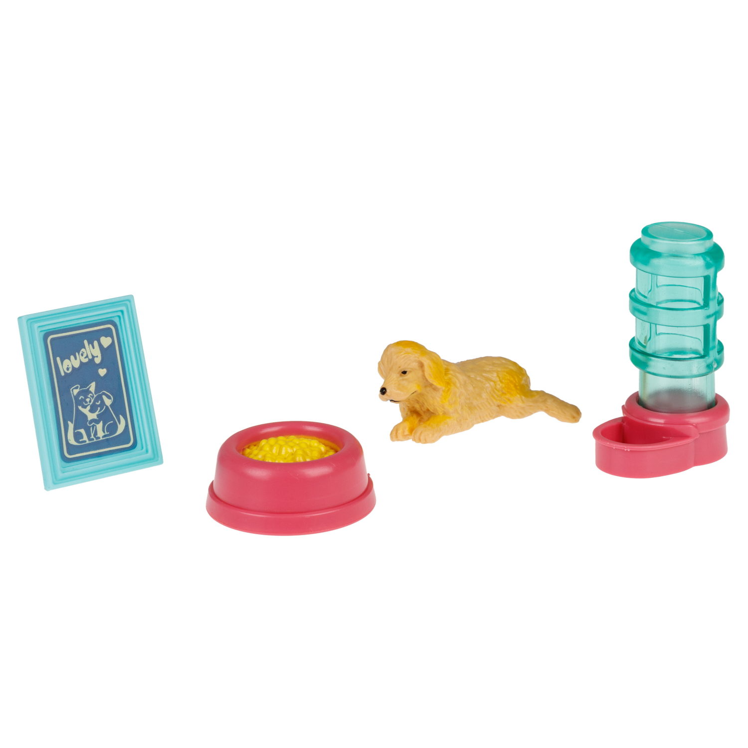 1TOY игровой набор Собачка с аксессуарами, в шаре, 6 видов в ассортименте