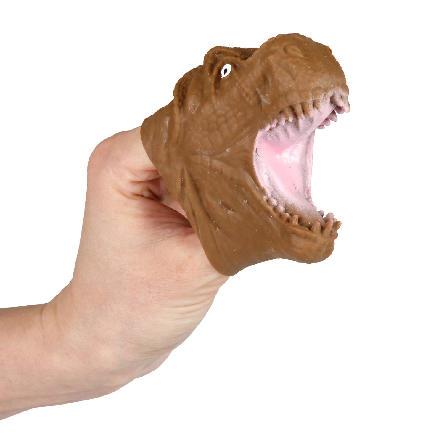 1toy "Зверуки" мини динозавр на руку, 4 вида, 16 шт в д/б