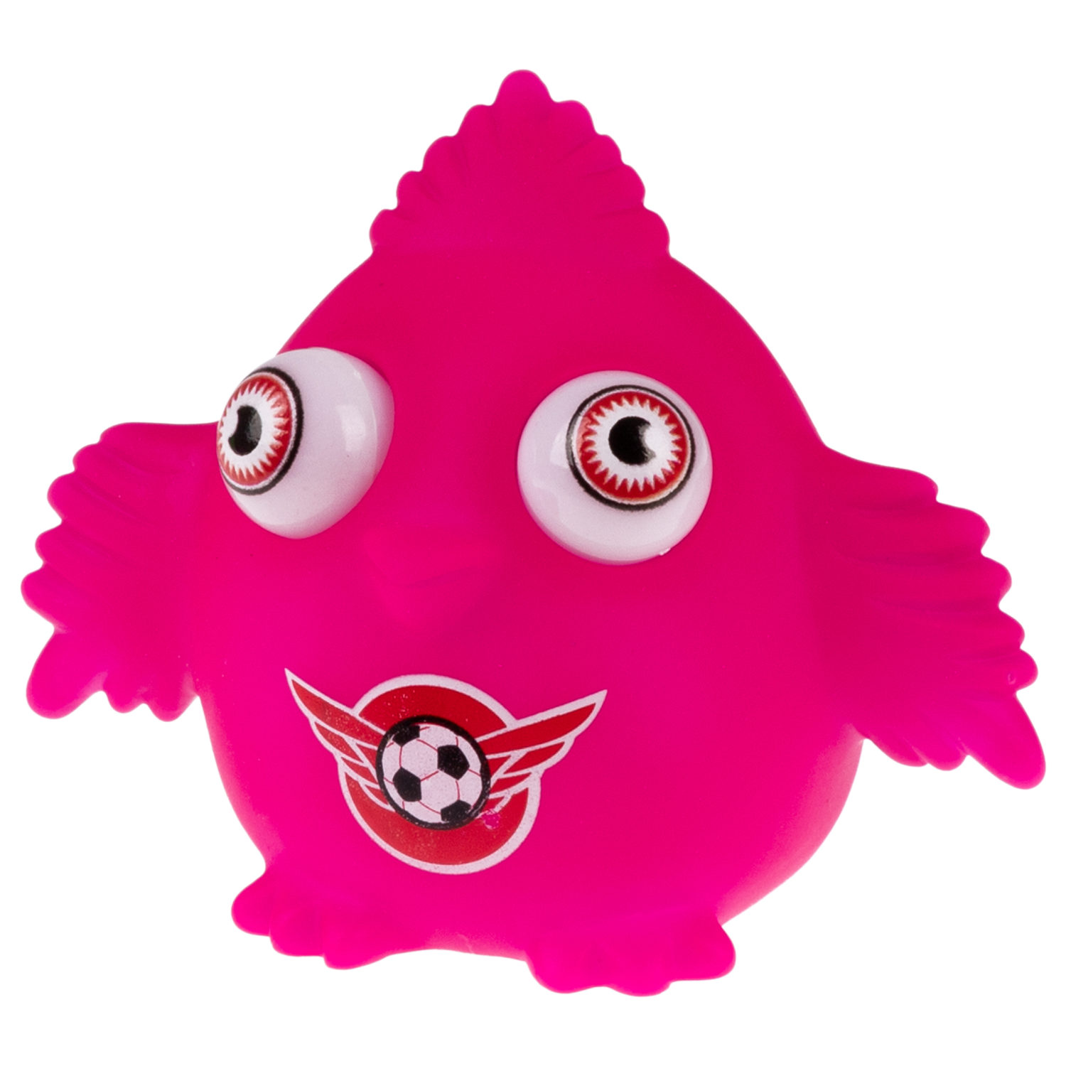 1TOY Пучеглаз-антистресс "Птицы" 7х6x5 см, розовый
