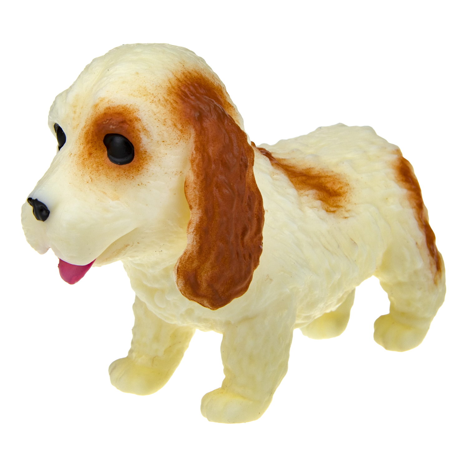 Антистресс игрушка 1TOY Прокачка для собачки серия 2, тянущаяся собачка в костюмчике, тянучка Кокер-спаниель - ослик 