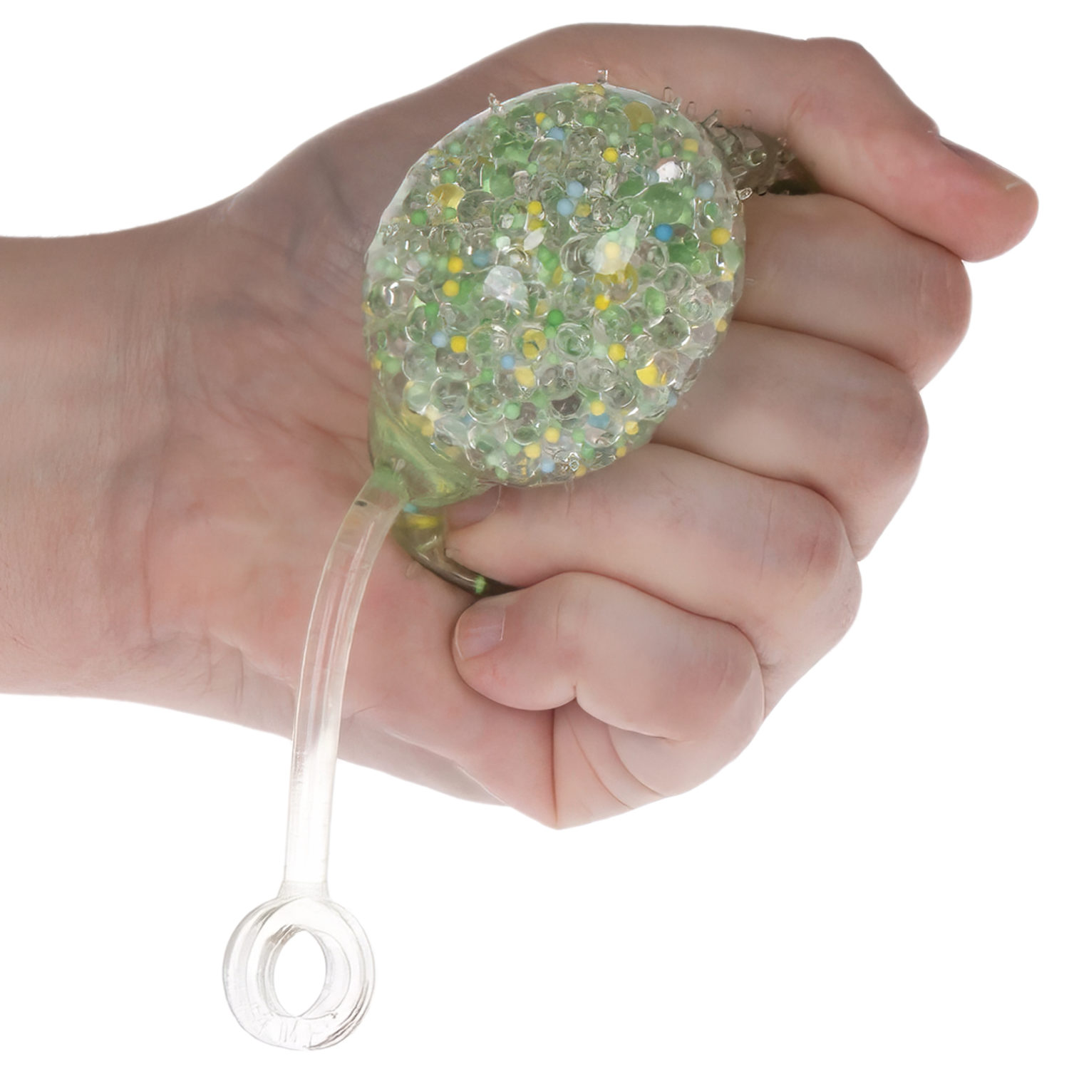 1toy Жмяка-антистресс "Шар" с разноцветными шариками 7 см, 4 вида в асс., 12 шт. в д/б