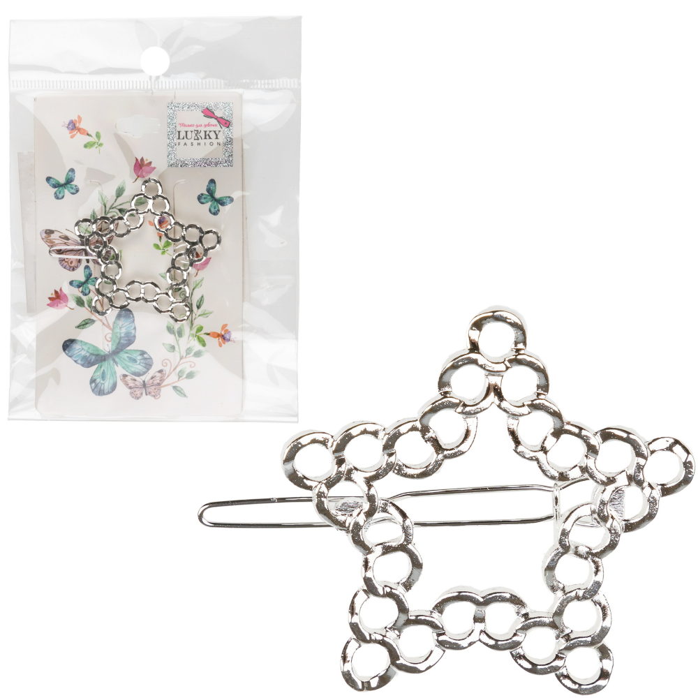 Заколка для волос автомат Lukky Fashion детская, для девочек 