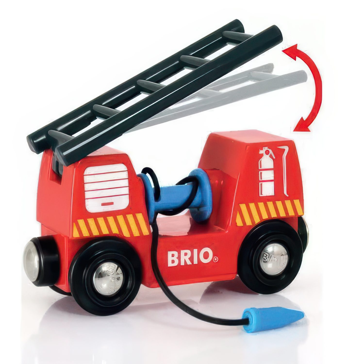 Деревянная железная дорога BRIO "Пожарная станция", свет, звук