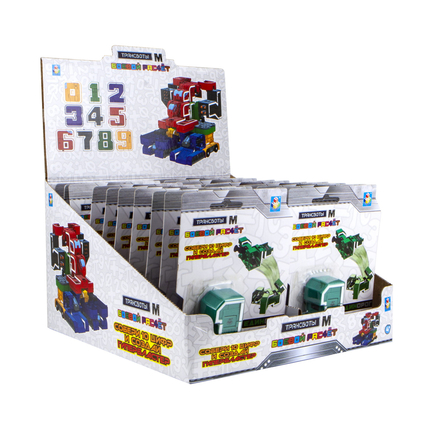 Трансформеры 1TOY Трансботы "Боевой расчёт М".
