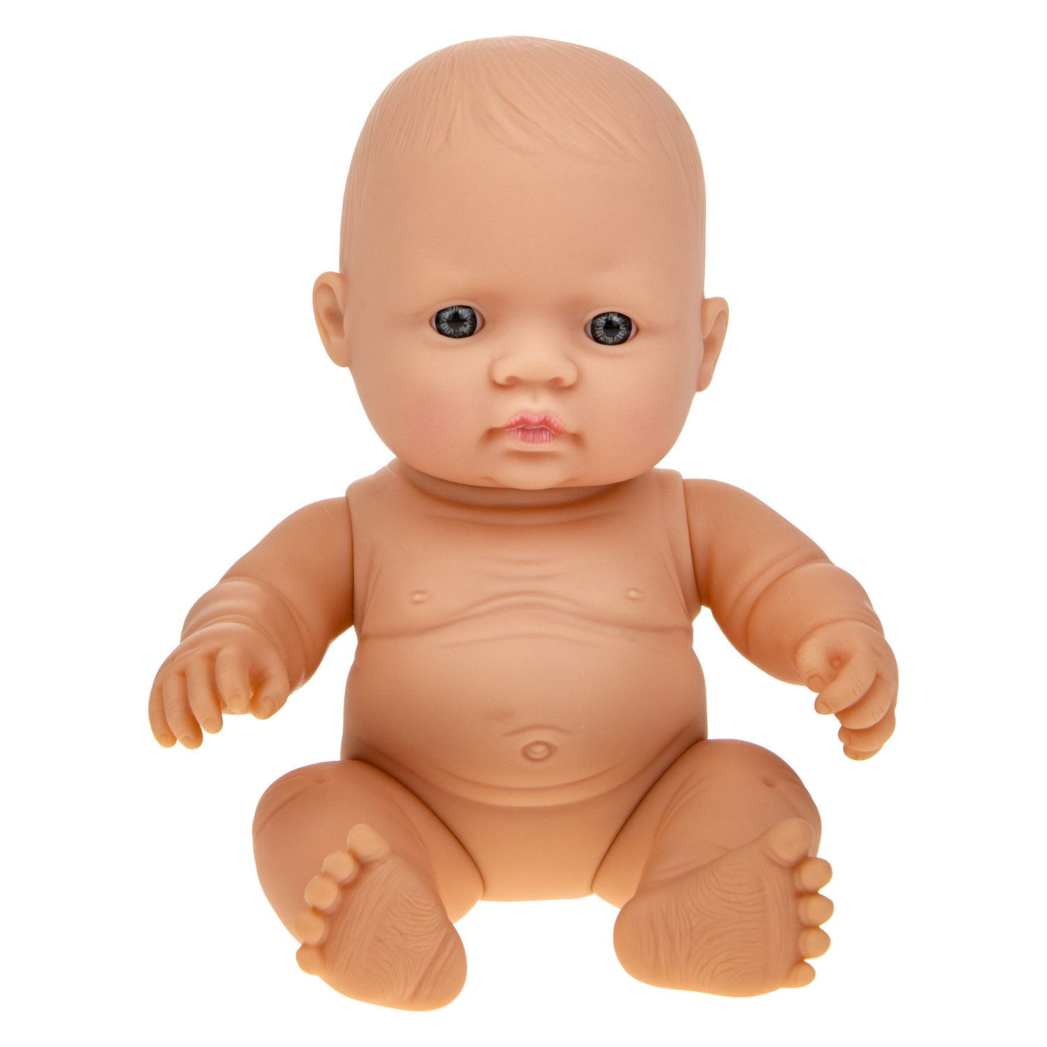 Пупс 1TOY Baby Doll в теплом розовом комбинезоне, 20 см