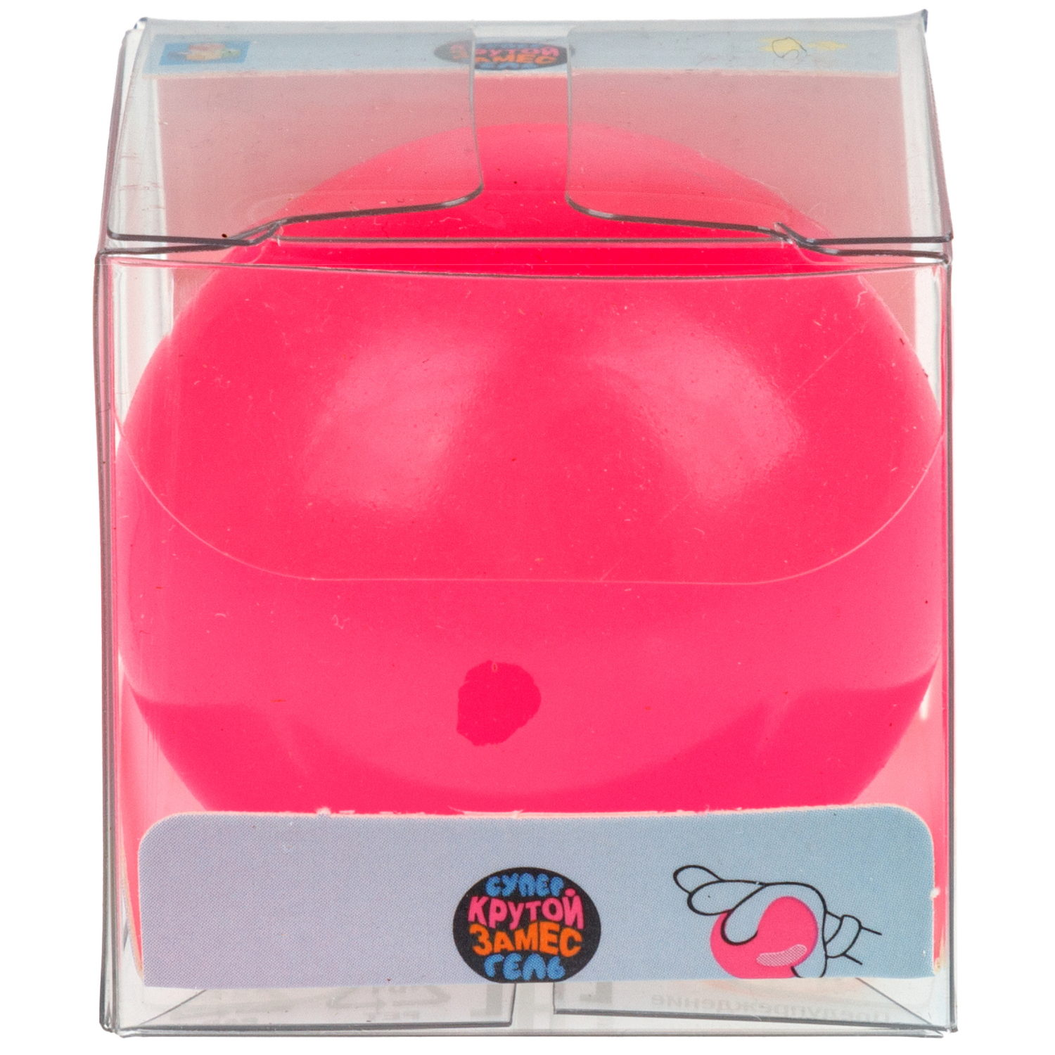 1toy Крутой замес Супергель шар матовый, 6 цветов в ассортименте, 4 см