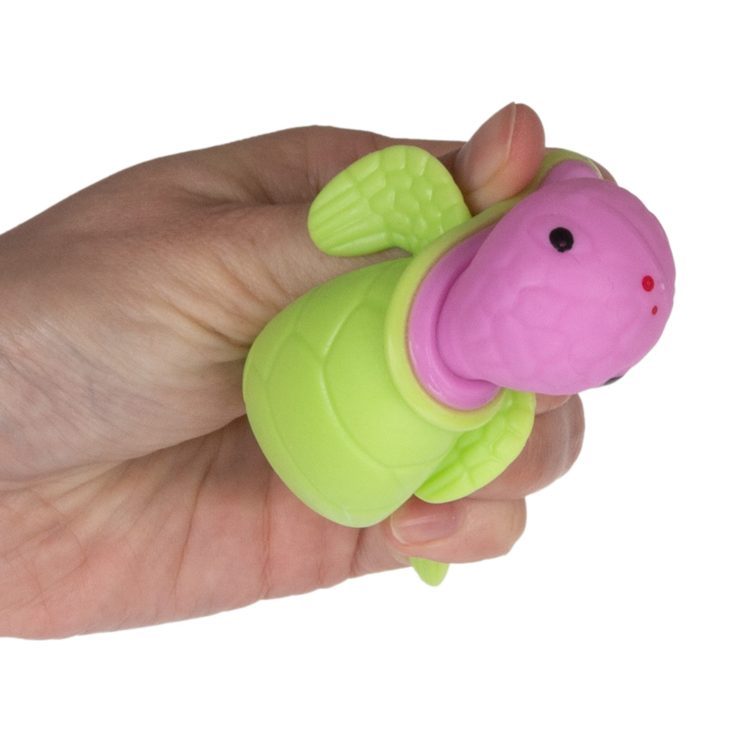 1TOY Жмяка "Выскочка. Черепаха" 9х6,5х6,5 см, 4 цвета в ассортименте