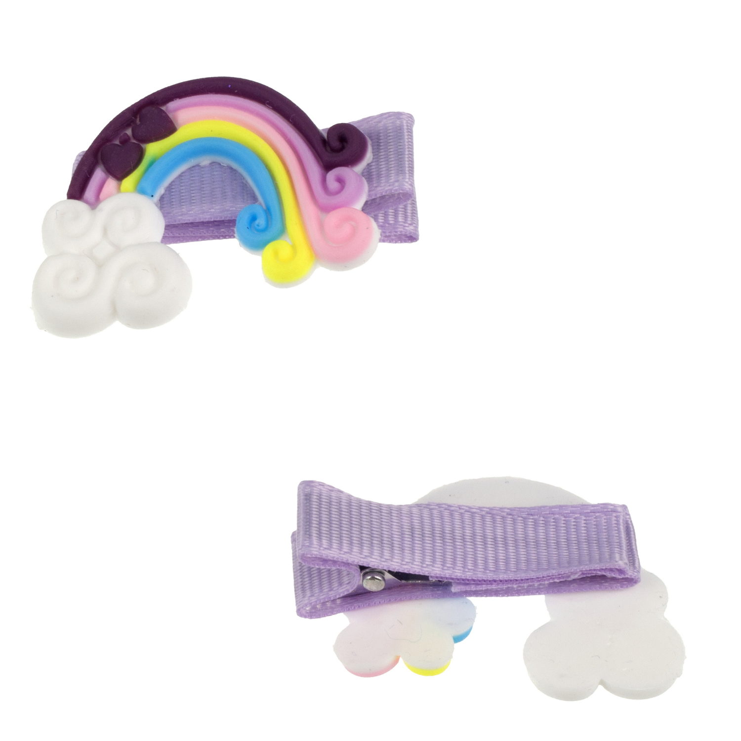 Lukky Fashion набор аксессуаров для волос сиреневый, в наборе 10 заколок, подарочная упаковка 14х14х4см