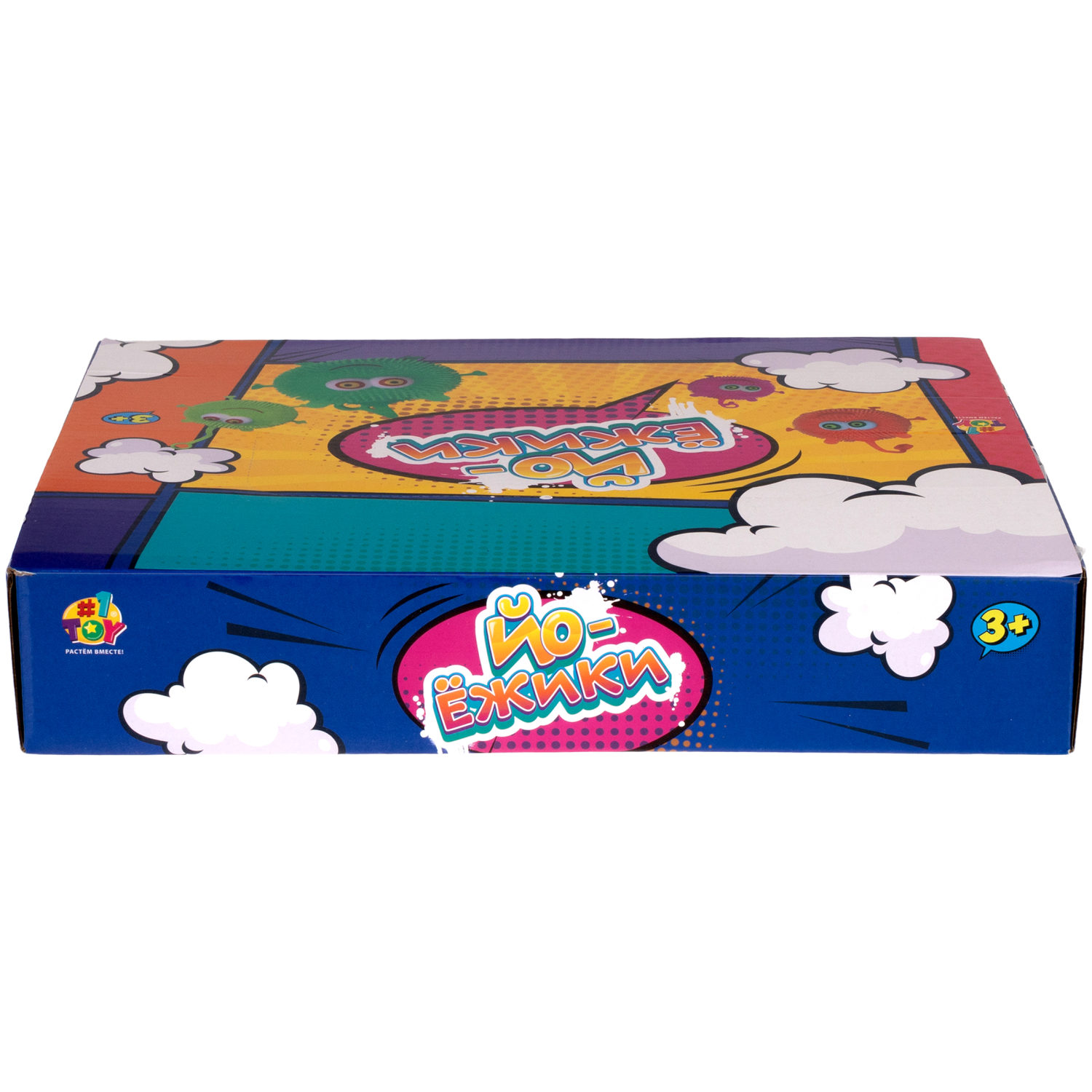 Антистресс-игрушка для рук 1TOY Ё-Ёжик, для детей и взрослых, 4 вида в ассортименте