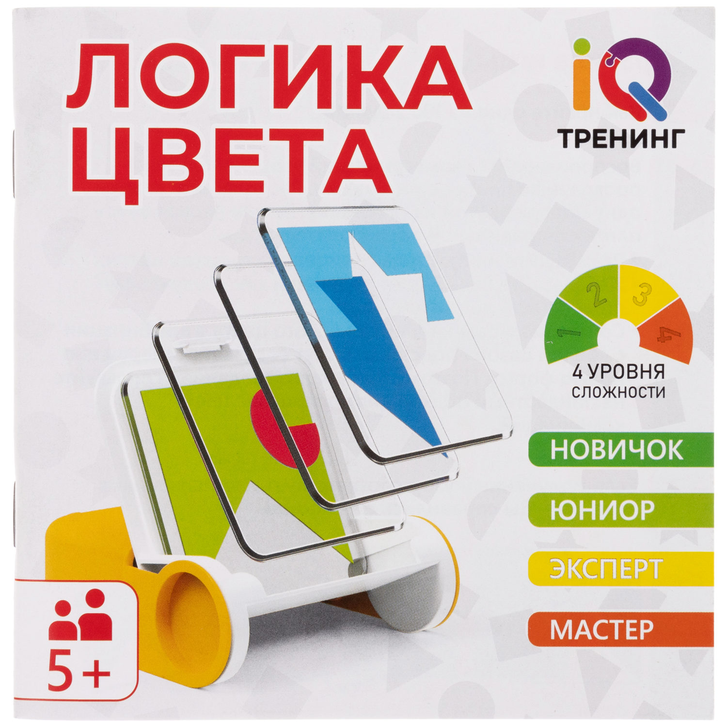 Настольная логическая игра 1TOY IQ ТРЕНИНГ «Логика цвета»