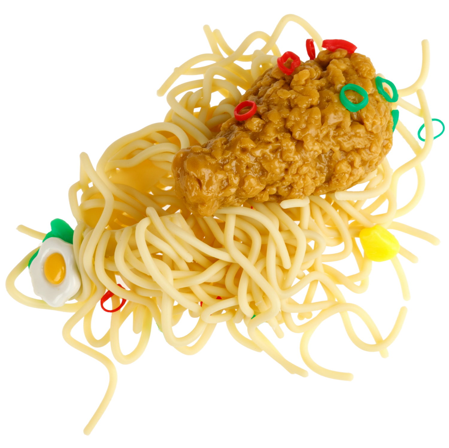 Игрушка-антистресс 1TOY Крутой замес Пикник макароны, 13х13 см