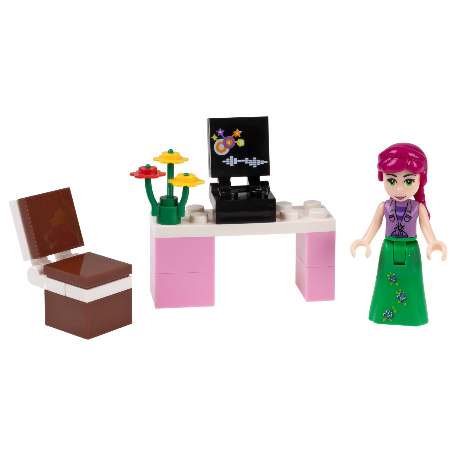 Конструктор 1TOY Blockformers "Веселые подружки", 6 видов