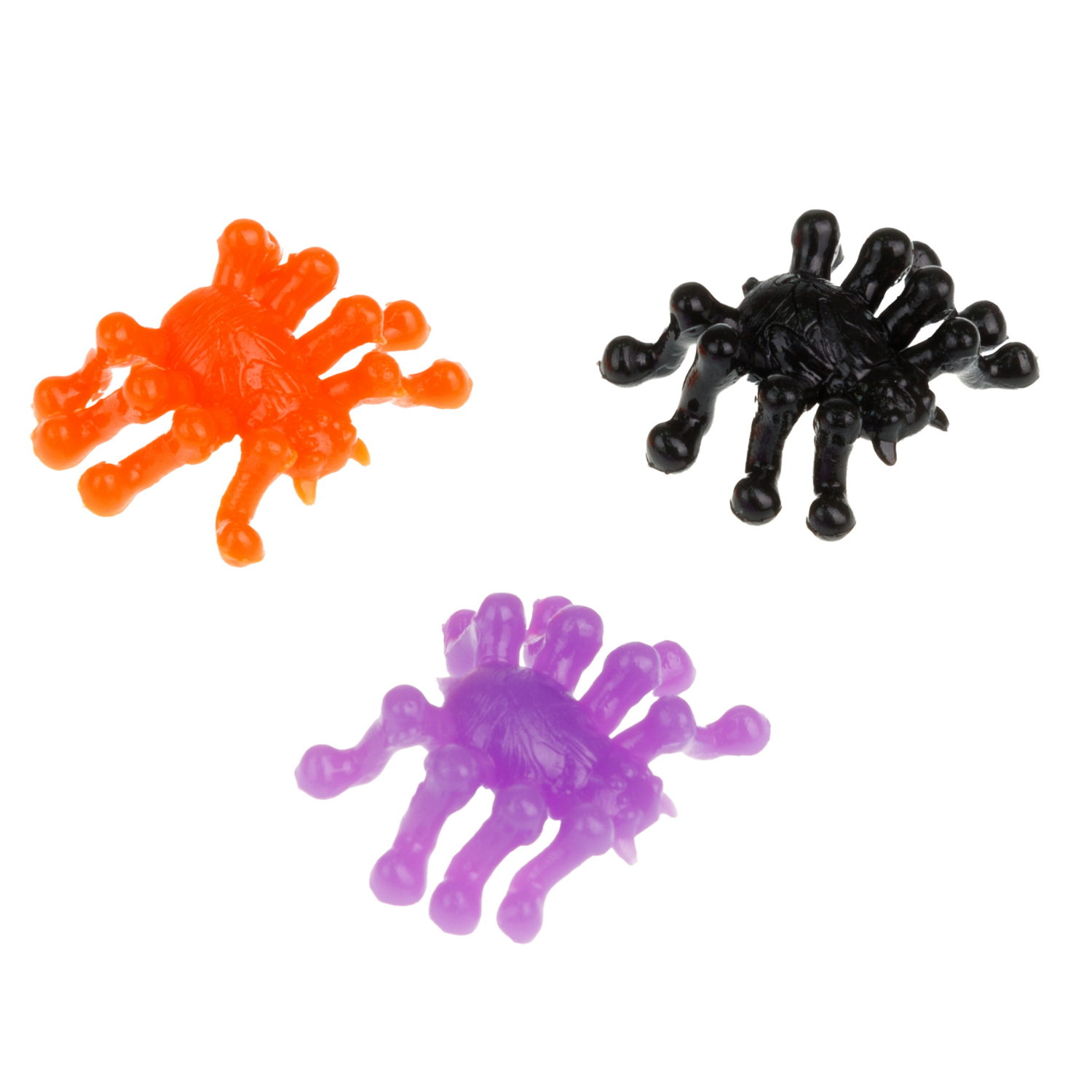 Игрушки-антистресс 1TOY Залипушки "Пауки", в упаковке 