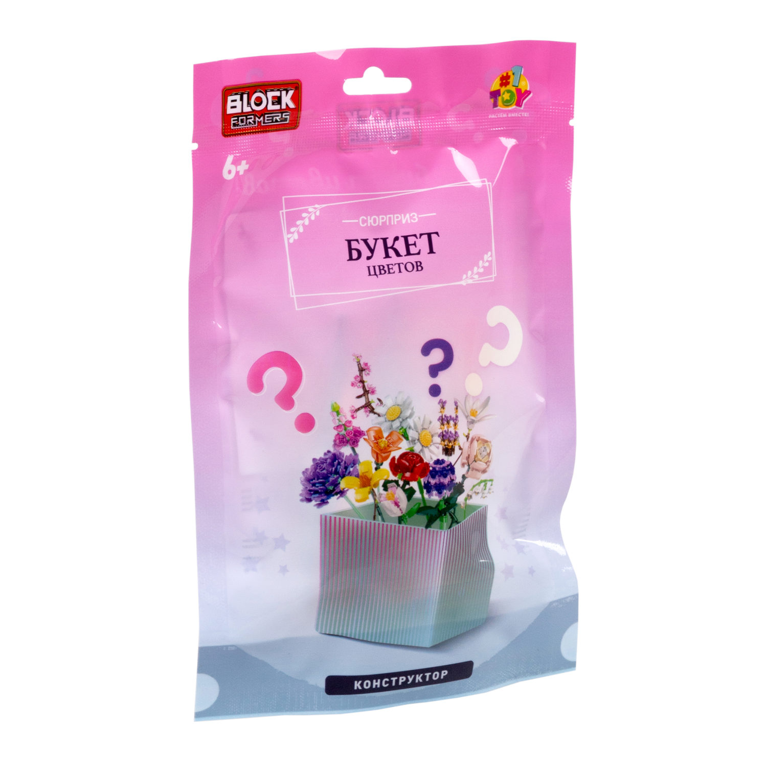 1TOY Blockformers "Букет цветов", в ассортименте 14 видов