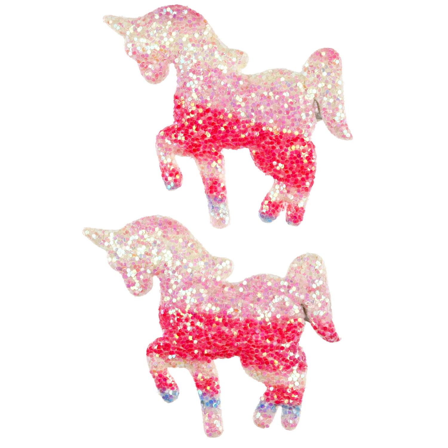 Заколки для волос Lukky Fashion Единорог детские, для девочки, зажимы, 3 цвета в ассортименте, набор 2 шт.