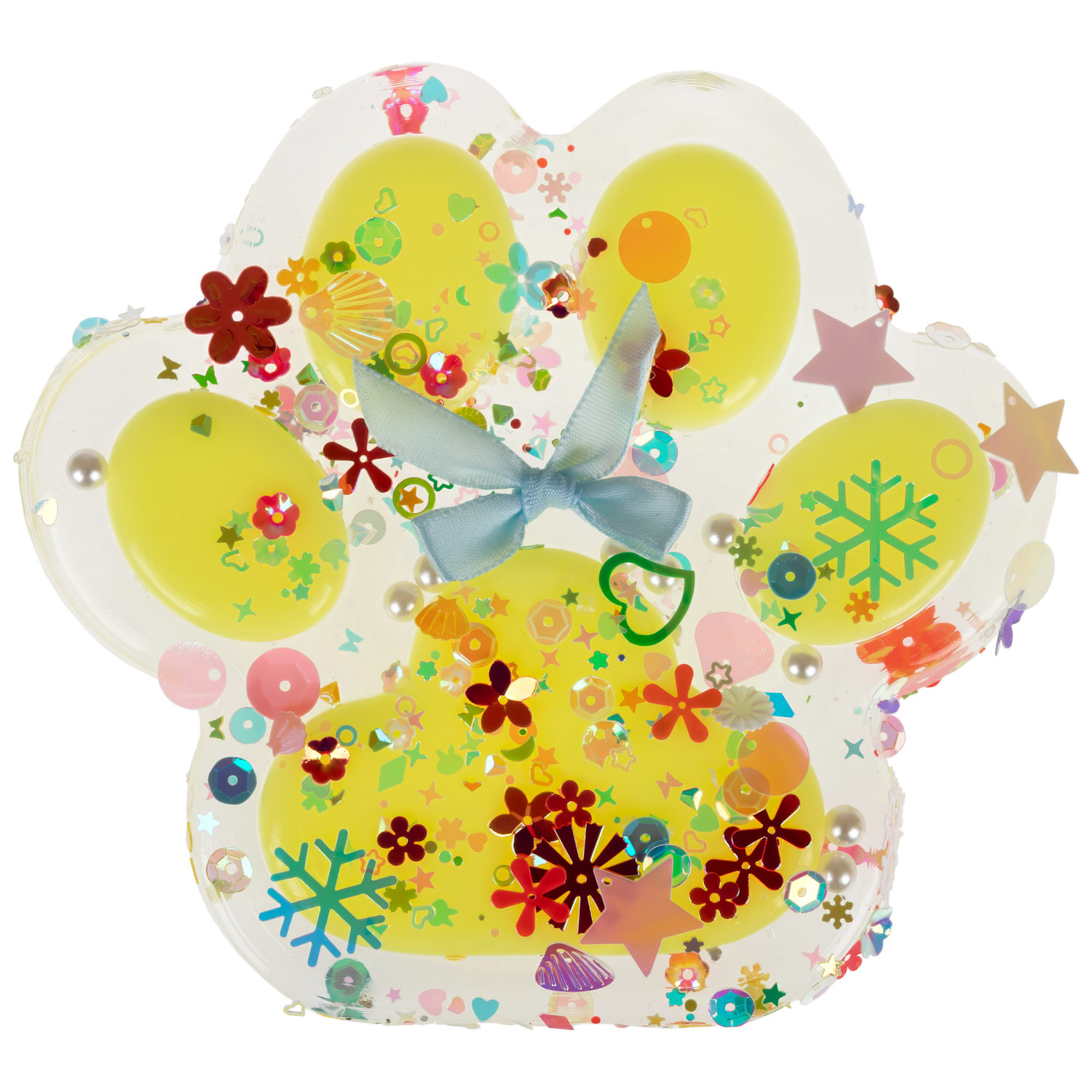 Таба лапа прозрачная 1TOY Крутой замес, большая, 14х3,5 см