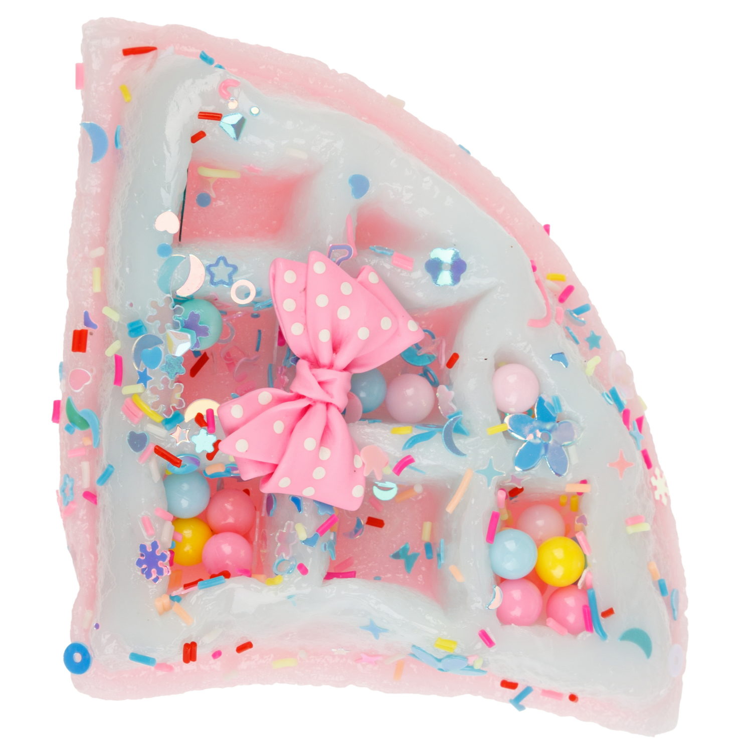 Игрушка-антистресс 1TOY Крутой замес «Няшка-вкусняшка», «Вафля бельгийская с посыпками», с колокольчиком, в ассортименте