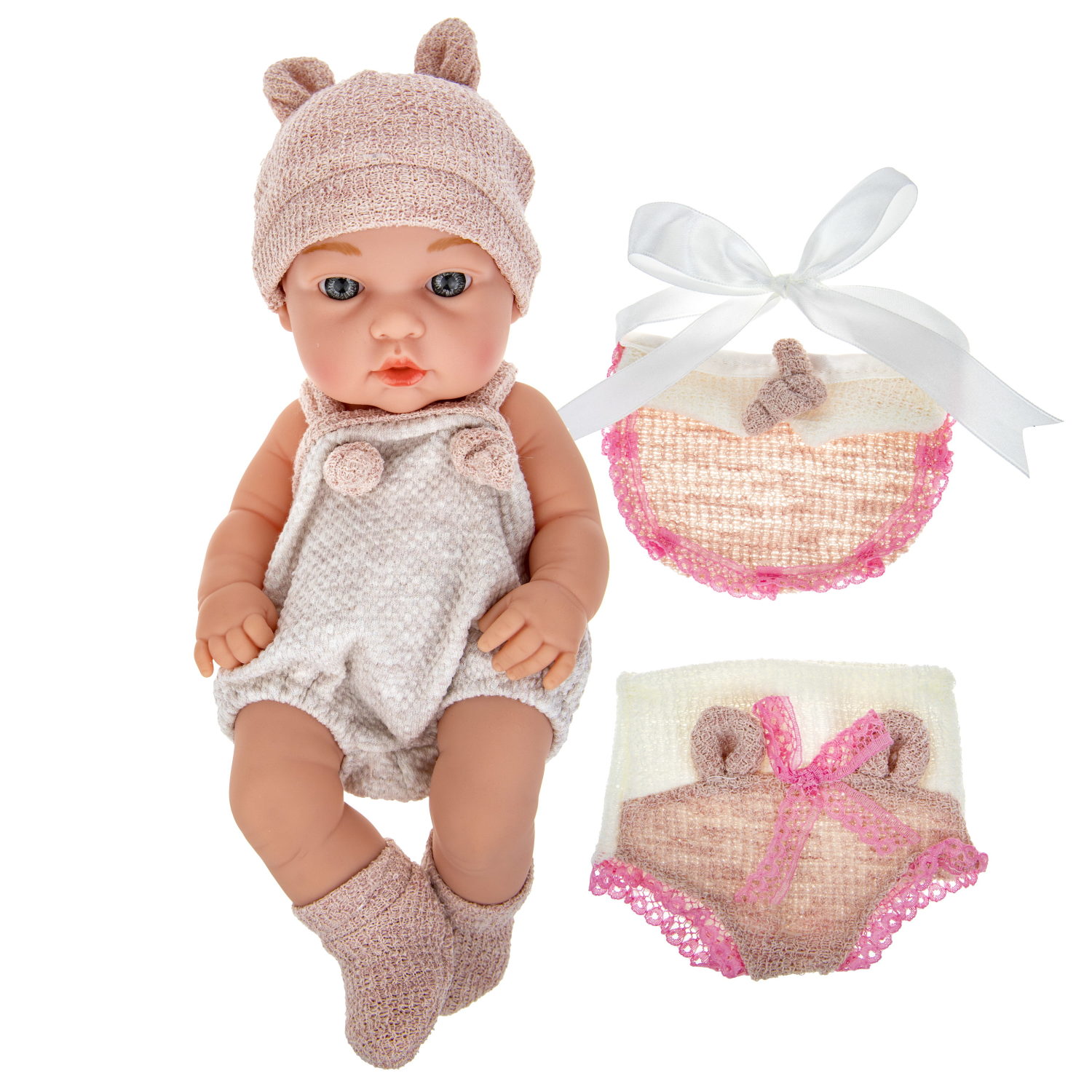 Пупс 1TOY Baby Doll в розовой одежде, 30 см