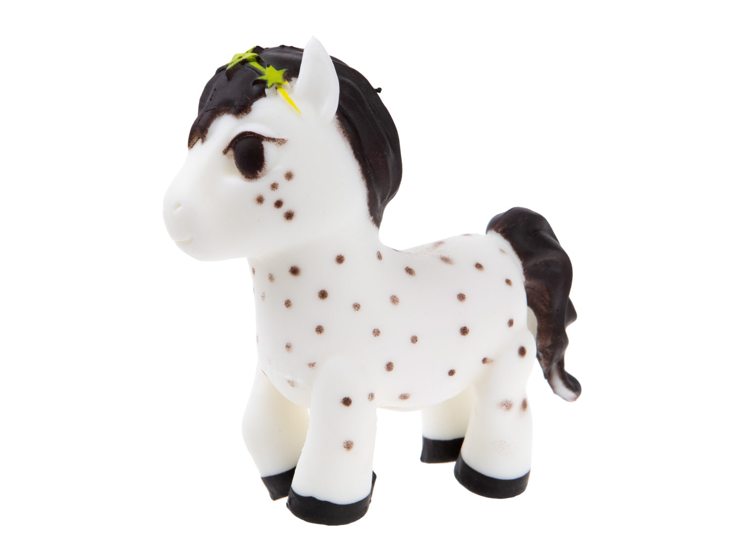 1TOY Пони на фасоне, пони тянущиеся в костюмчиках, 10см, 12 видов, пакет с окном, 12 шт в д/б