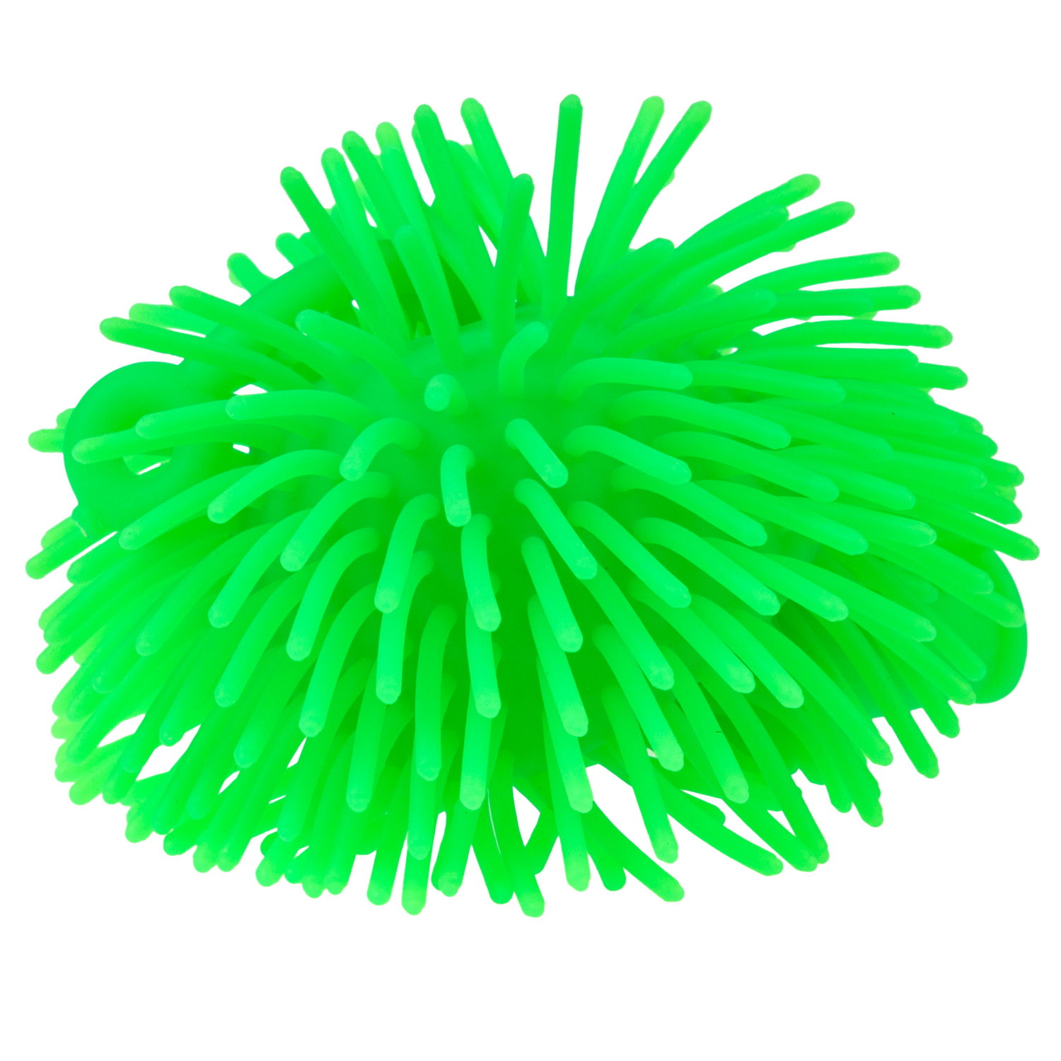 Игрушка ДУТИКИ 1TOY Ёжик йо-йо, максимальный размер 20 см, зелёный