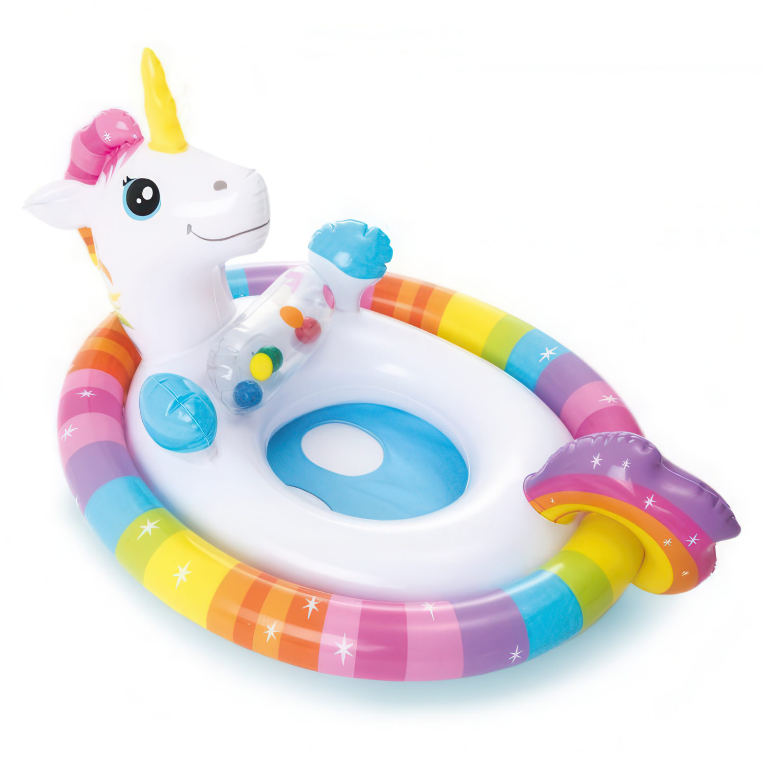 Круг для плавания детский с сидением Intex Единорог, 3 - 4 года