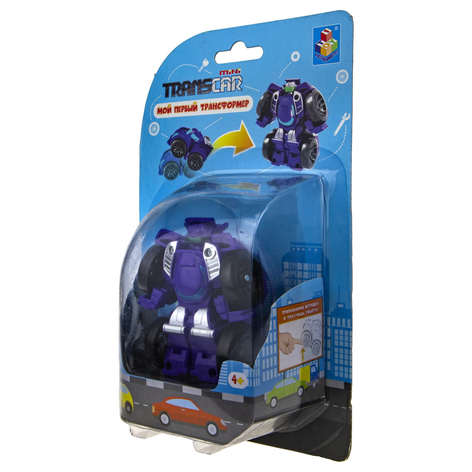 Трансформер 1TOY "Мой первый трансформер" Суперкар