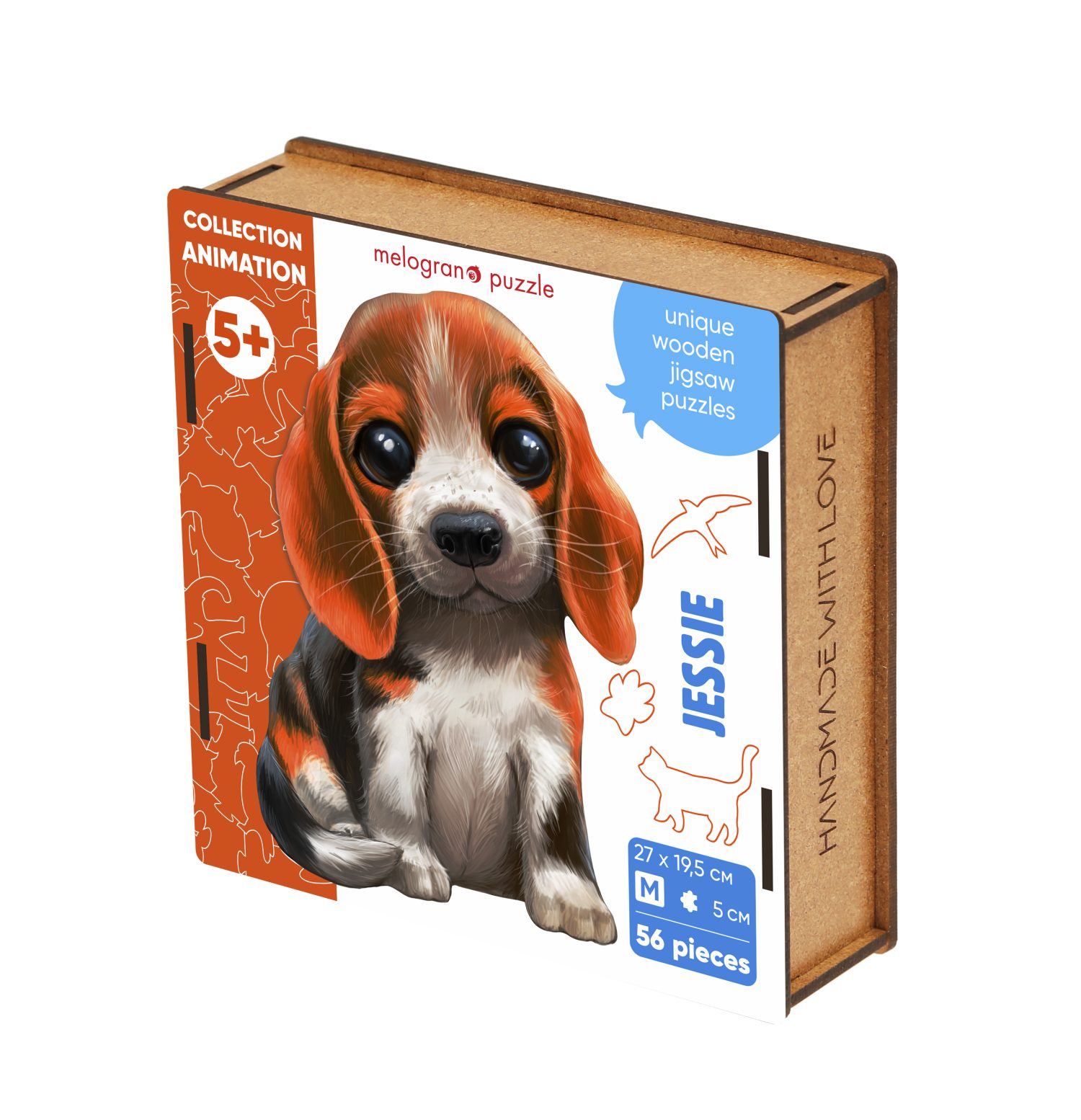 Пазлы Collection Animals Джесси, 56 деталей