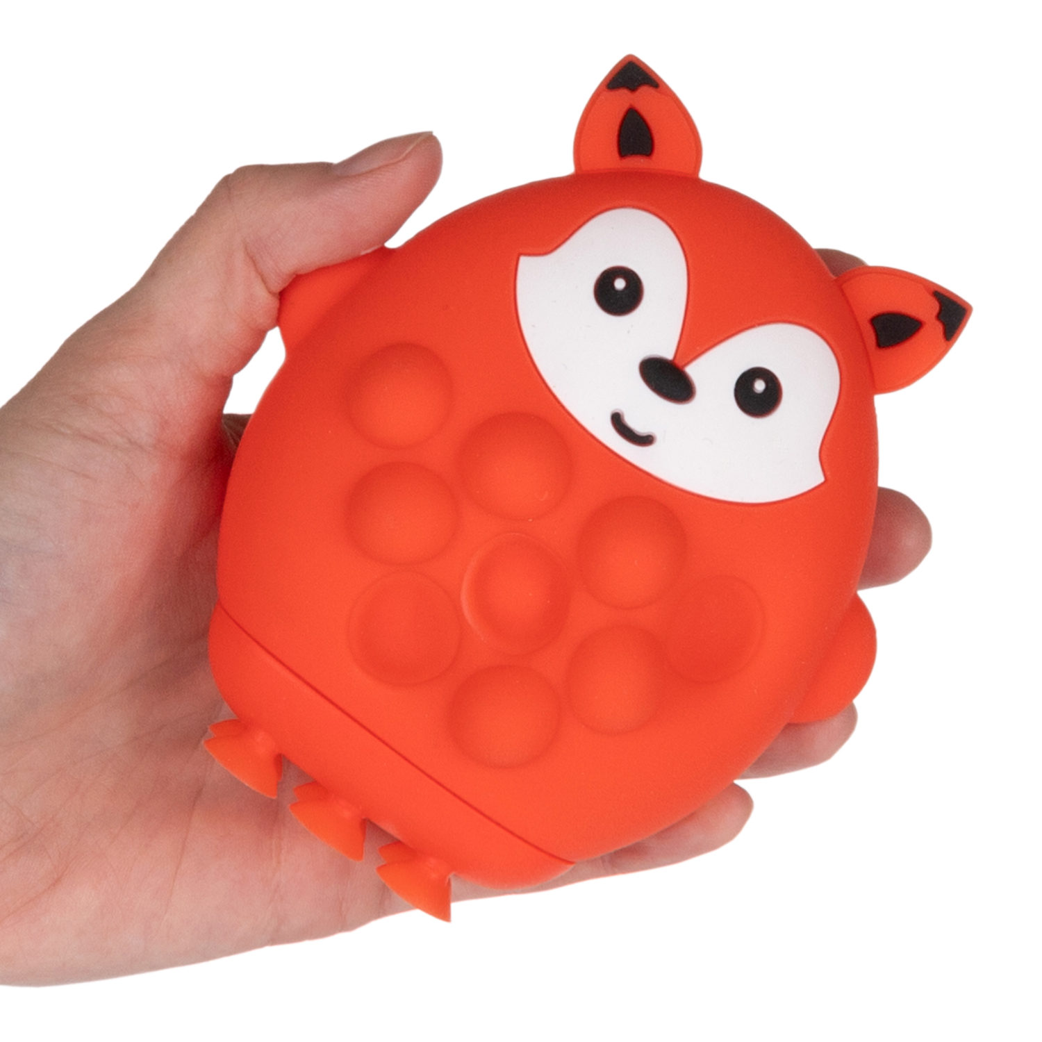 1TOY Жмяка Hit Pop It "Животные" 11х9х5 см, лиса