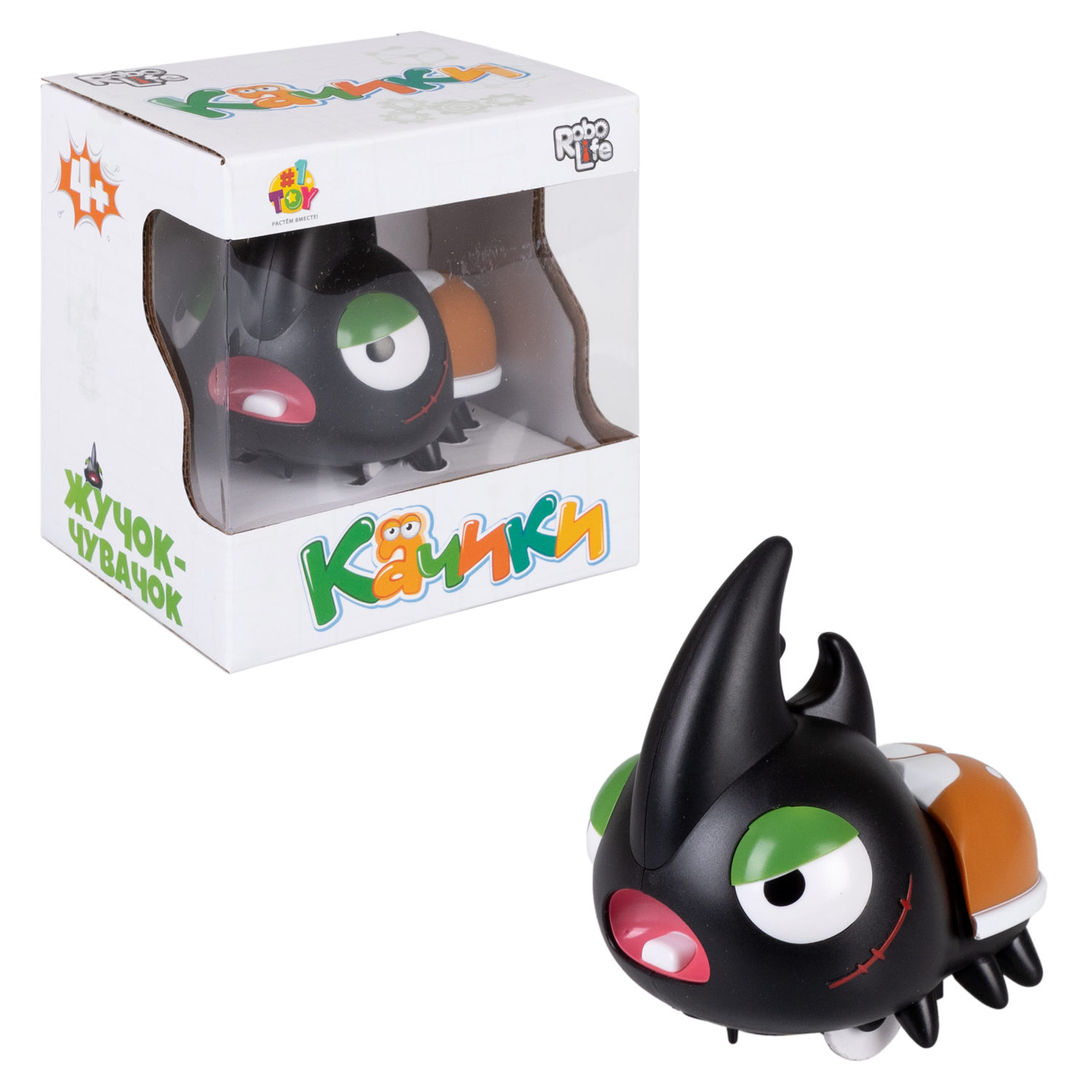 1toy Robolife Качики "Жучок-чувачок" на батарейках,, 9*7*9,5 см