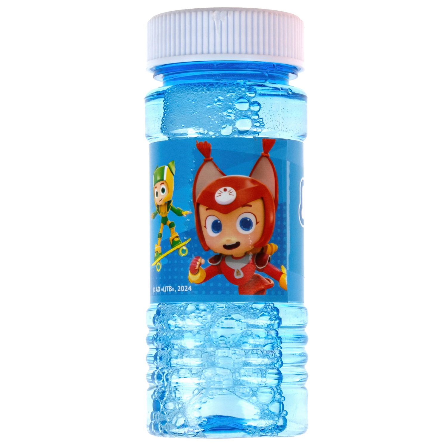 Пистолет для пускания мыльных пузырей "Геройчики", со световыми эффектами, 60 мл