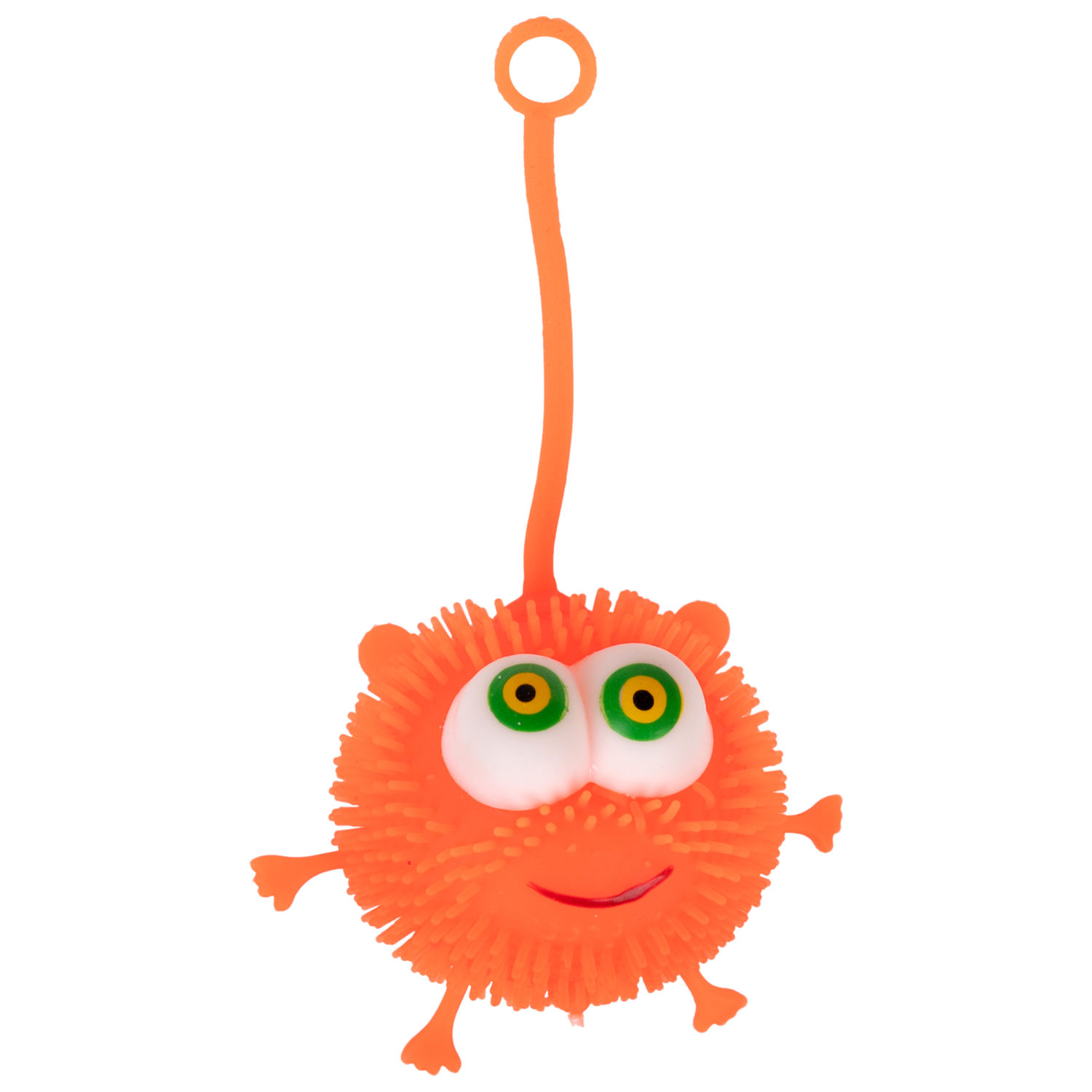 Антистресс-игрушка для рук 1TOY Ё-Ёжик, для детей и взрослых, оранжевая, 1 шт.